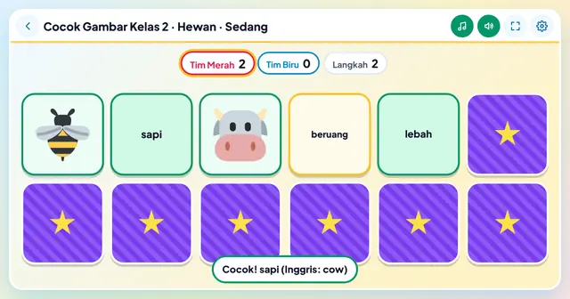 Cuplikan layar game Cocok Gambar