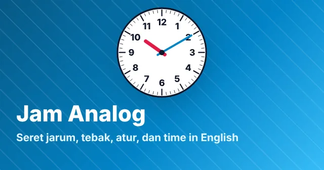 Cuplikan layar game Jam Analog