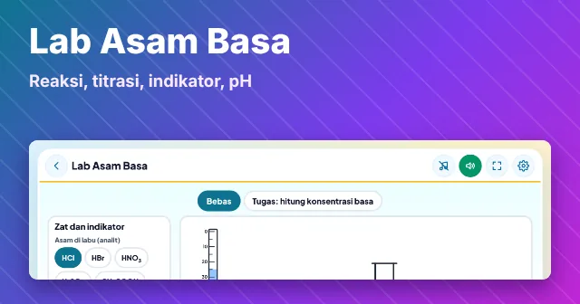 Cuplikan layar game Lab Asam Basa