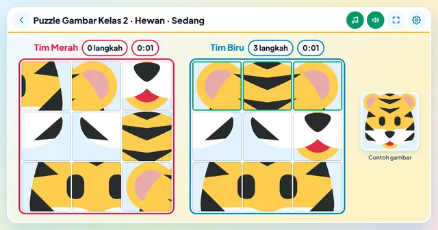 Cuplikan layar game Puzzle Gambar