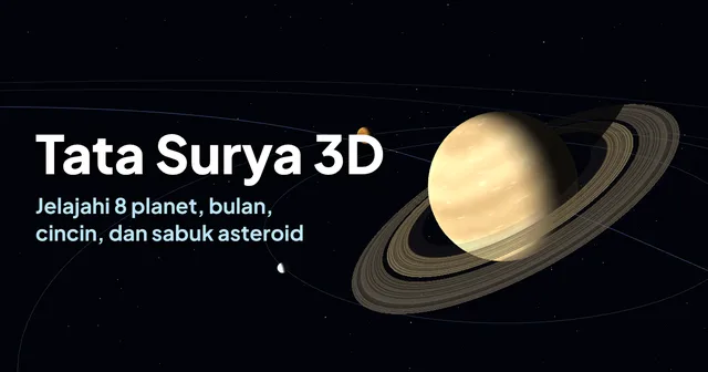 Cuplikan layar game Tata Surya 3D